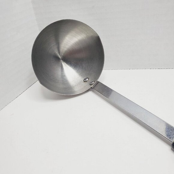 Vintage Royal Brand Sharp Cutter Ladle - Black Handle 11" USA - Picture 2 of 14